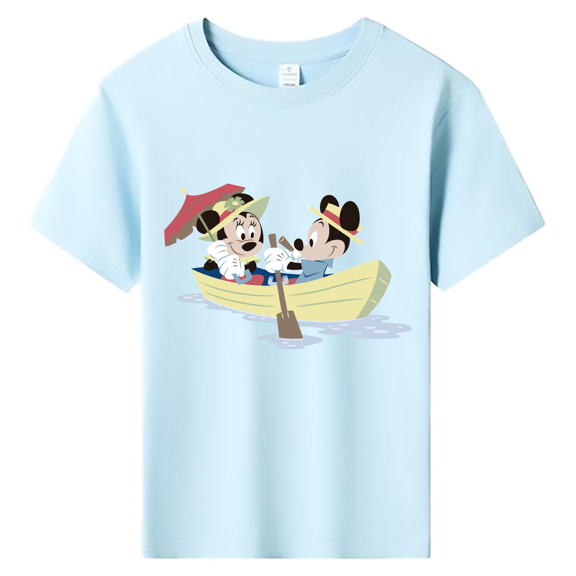 ミッキーマウス Mickey Mouse 綿100％キッズTシャツ（フロントプリント）